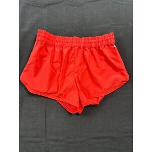 DSG Womens Red Running Shorts Size Medium Elastic Waist Athletic Gym Activewear